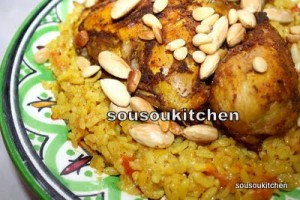 poulet riz épices