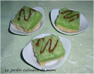 Carrés au citron vert