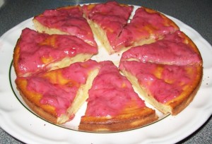 Gâteau éponge aux fraises
