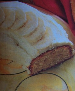 Couronne au citron et à la banane