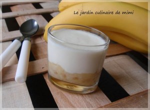 Yaourts vanille- banane