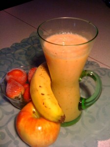 Panaché aux fraises