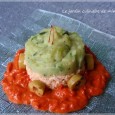 Recette : Parmentier de saumon et courgette sur son lit de poivron rouge C’est la recette unique d’un mélange de saveurs, d’odeurs et de couleurs. C’est un repas qui est riche en soi; il y a du saumon, une purée de courgette et...